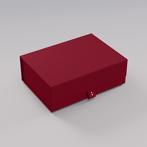 4Rooms Storage Box Burgundy XSmall