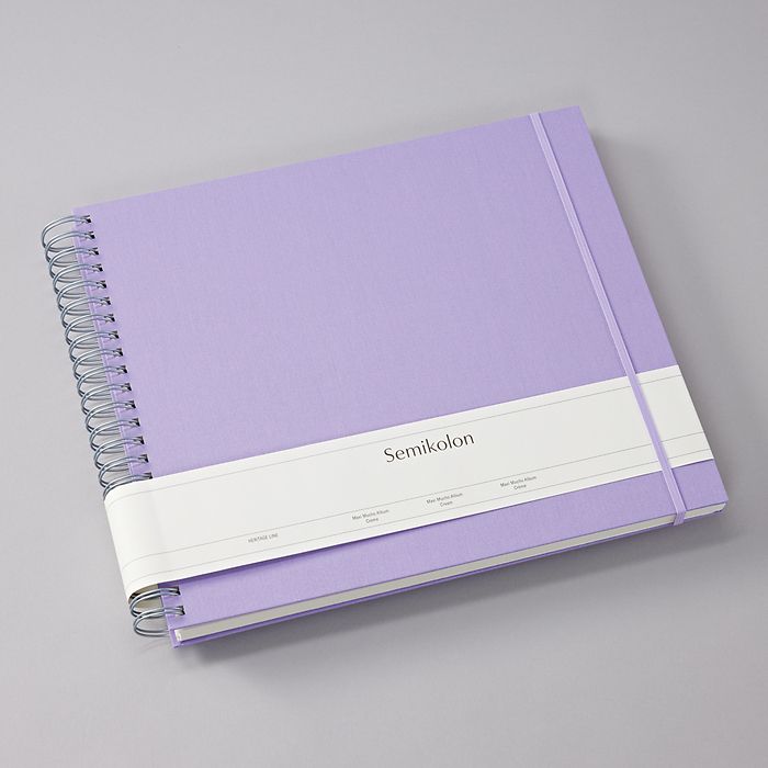 Photo Album Maxi Mucho | Cream Pages | Lilac Silk