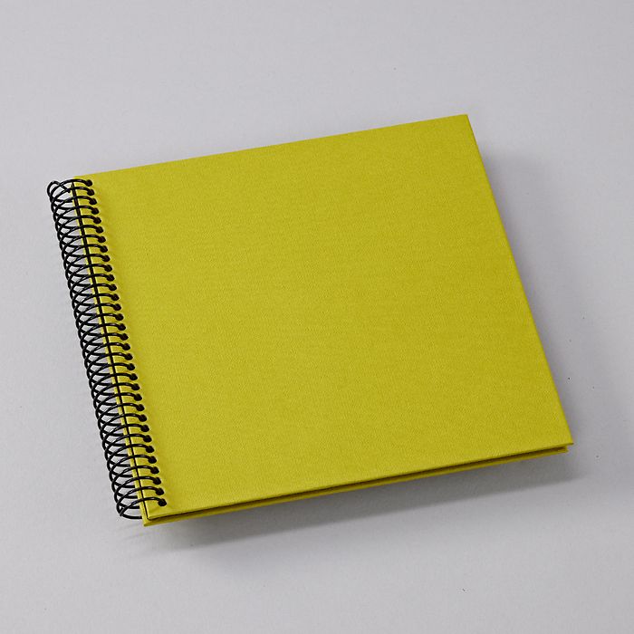 Spiral Photo Album Piccolino |  Black Pages | Matcha