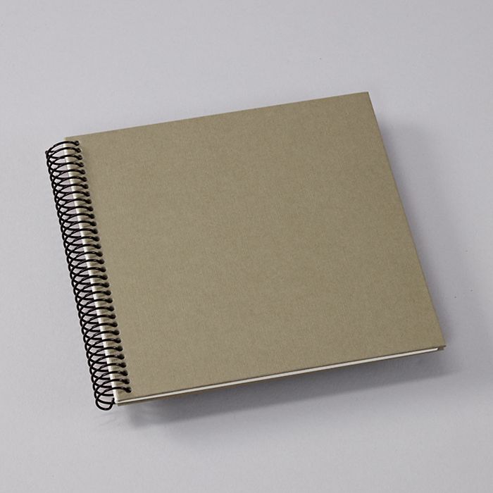 Spiral Photo Album Piccolino |  Cream Pages | Fango