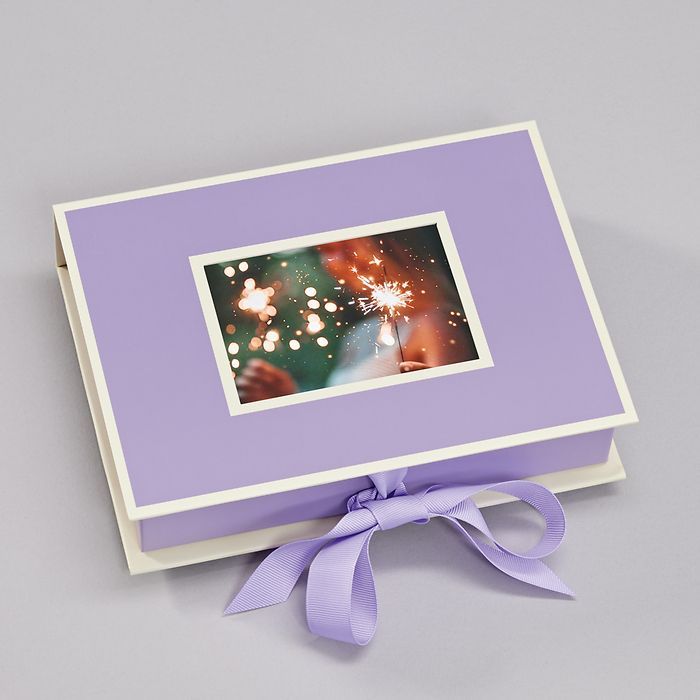 Small Photobox | Lilac Silk