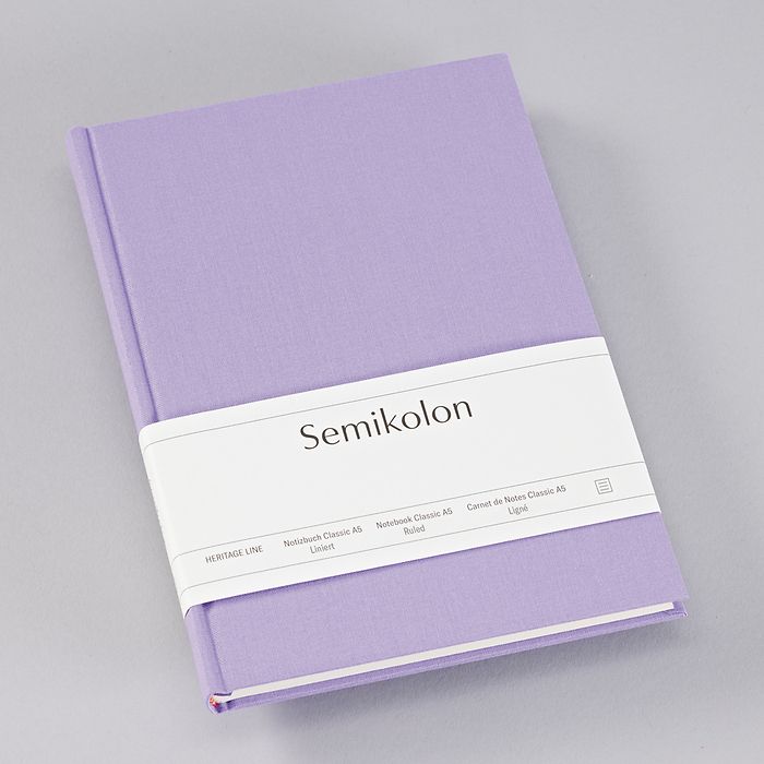 Notebook Classic | A5 | Lilac Silk | Ruled