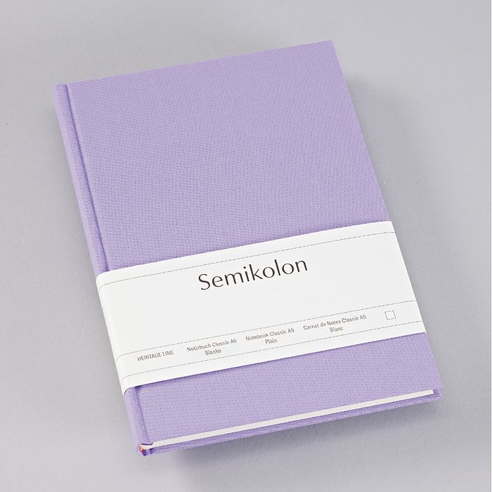 Notebook Classic | A5 | Lilac Silk | Plain