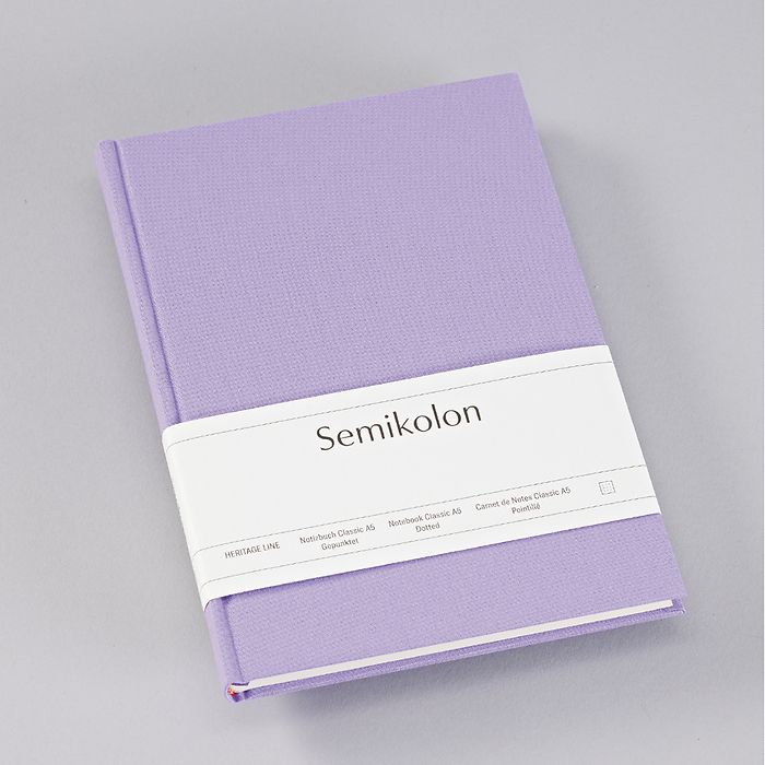 Notebook Classic | A5 | Lilac Silk | Dotted