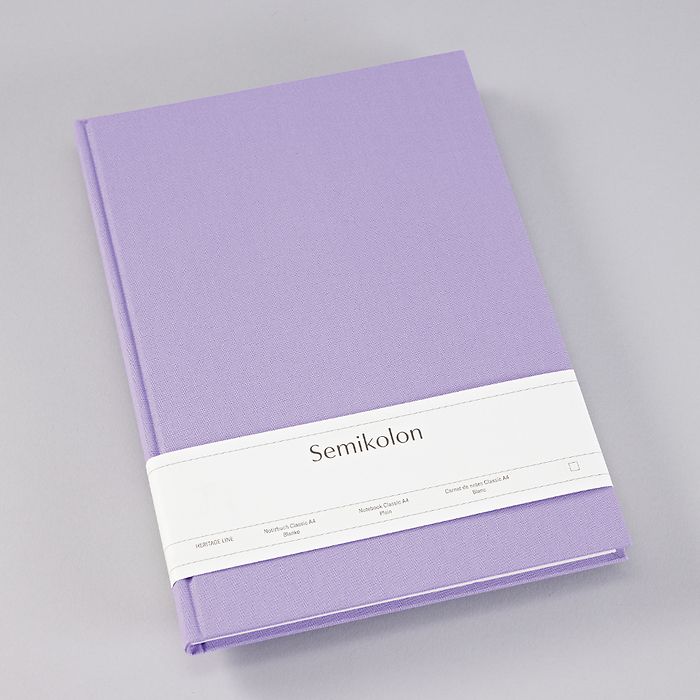 Notebook Classic | A4 | Lilac Silk | Plain