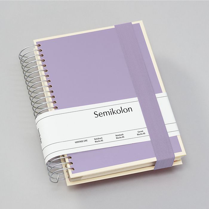 Spiral Notebook Mucho | Lilac Silk