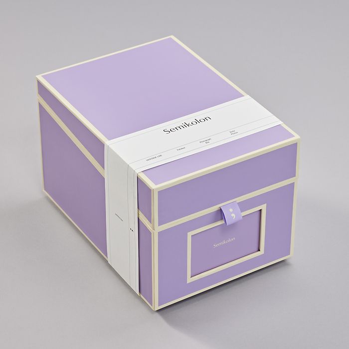 Photograph Box | Lilac Silk