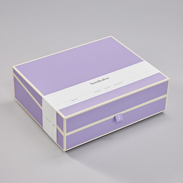 Document Box A4 | Lilac Silk