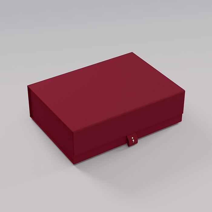 4Rooms box, Small, Burgundy